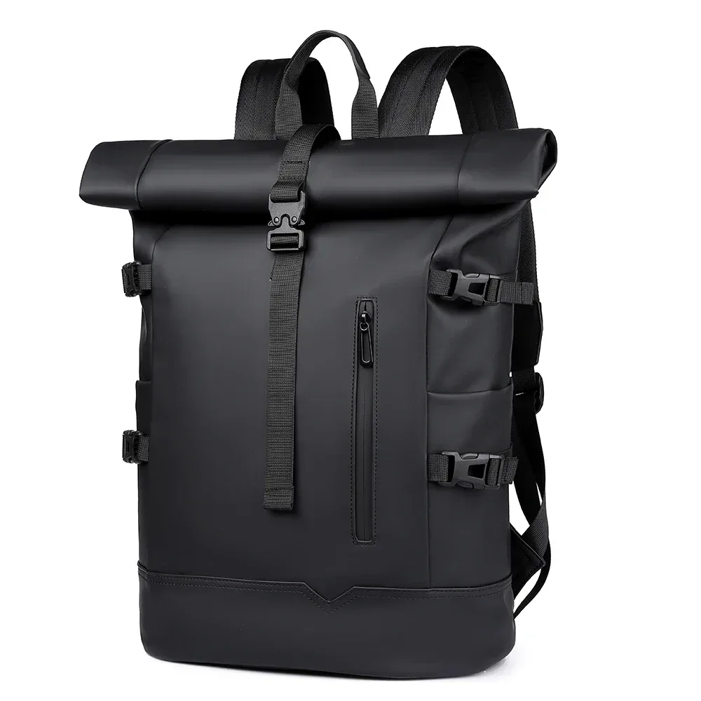 sac à dos d'extérieur imperméable et durable, haut en rouleau, à la mode, décontracté, pour randonnée, voyage, hommes et femmes, pour les déplacements quotidiens