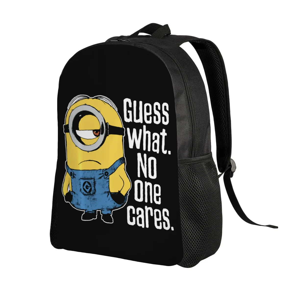 sac à dos m-minions de dessin animé, sacs à dos mignons pour filles, sacs de trekking de grande taille pour lycée, sac à dos design