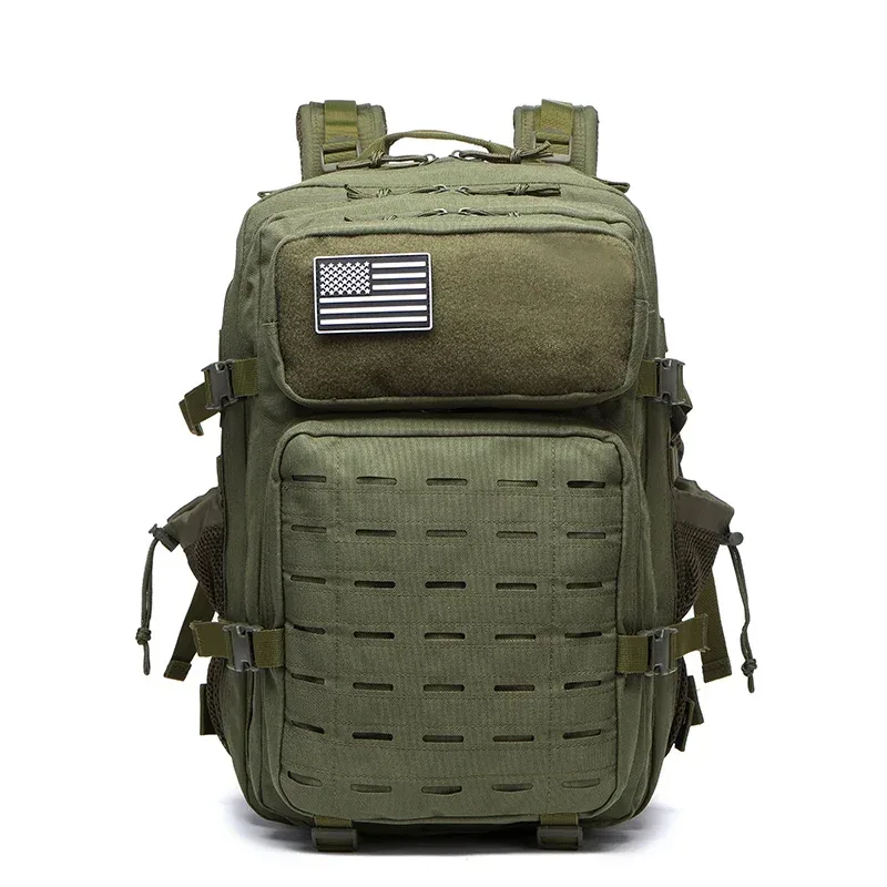 25l/50l sac à dos tactique sac chasse molle sac à dos gym pour hommes edc randonnée en plein air sac à dos sorcière 2 porte-bouteilles