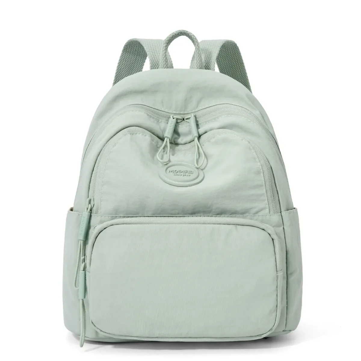 sac à dos simple de style coréen pour femmes, couleur unie, tendance, grande capacité, sacs à bandoulière pour étudiants