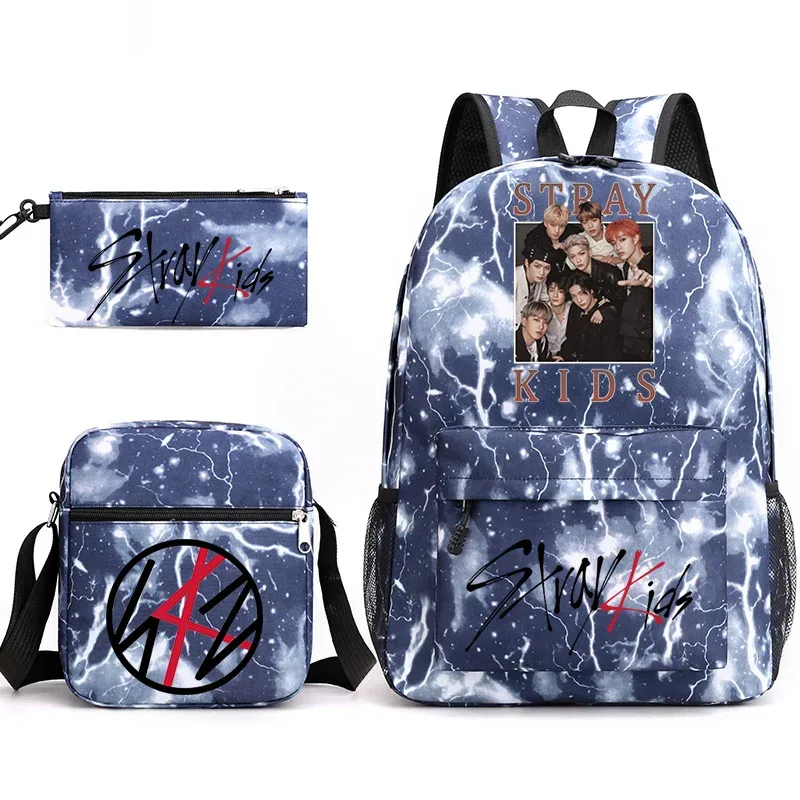 sac à dos kpop straykids, sac d'école, sac à bandoulière, trousse à crayons, cadeau pour enfants et étudiants