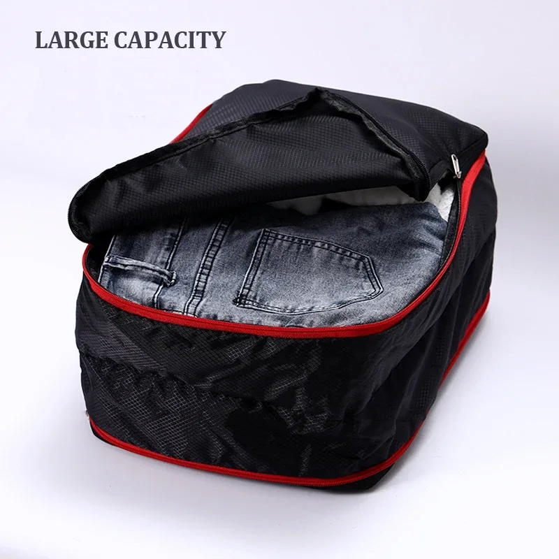 sac de rangement compressible pour vêtements de voyage, grande capacité, ensemble de 3 cubes de rangement, organisateur, compressé, imperméable, pour valise