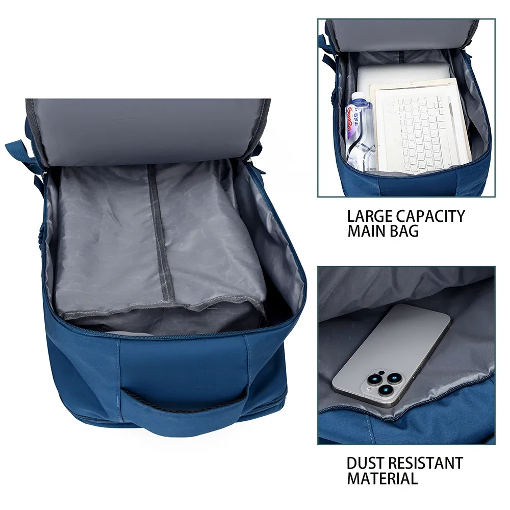 sac à dos de voyage approuvé par les compagnies aériennes easyjet wizz air, grande capacité, léger, pour les voyages d'affaires sur de courtes distances, sac à dos pour ordinateur
