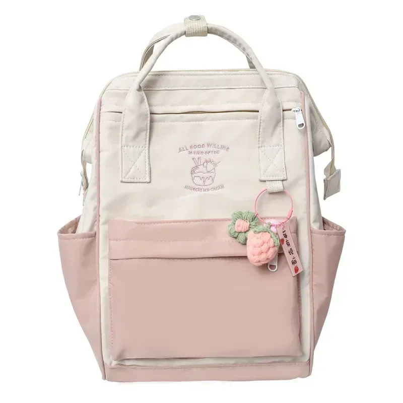 sac d'école de grande capacité pour lycéens, sac à dos étanche simple de couleur assortie, sac de rangement de voyage de loisirs rюкзак