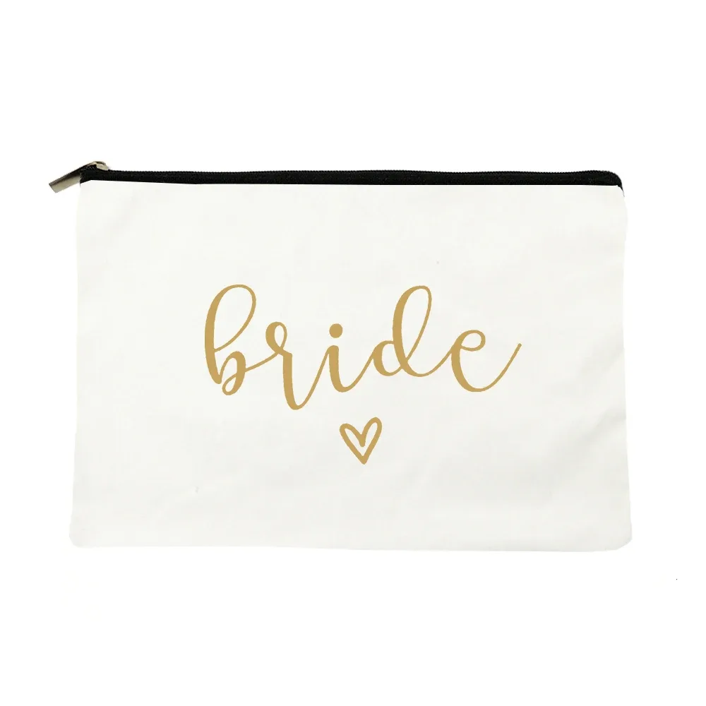 sacs de maquillage college pour femmes, trousse de toilette pour femmes, trousse à cosmétiques, sac de rangement, trousse de toilette, équipe de la mariée, cadeaux de demoiselle d'honneur, évaluation de voyage
