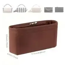organisateur de sac en feutre homefish, organiseurs de maquillage, doublure idéale pour les sacs à main de marque pour femmes et les trousses de cosmétiques