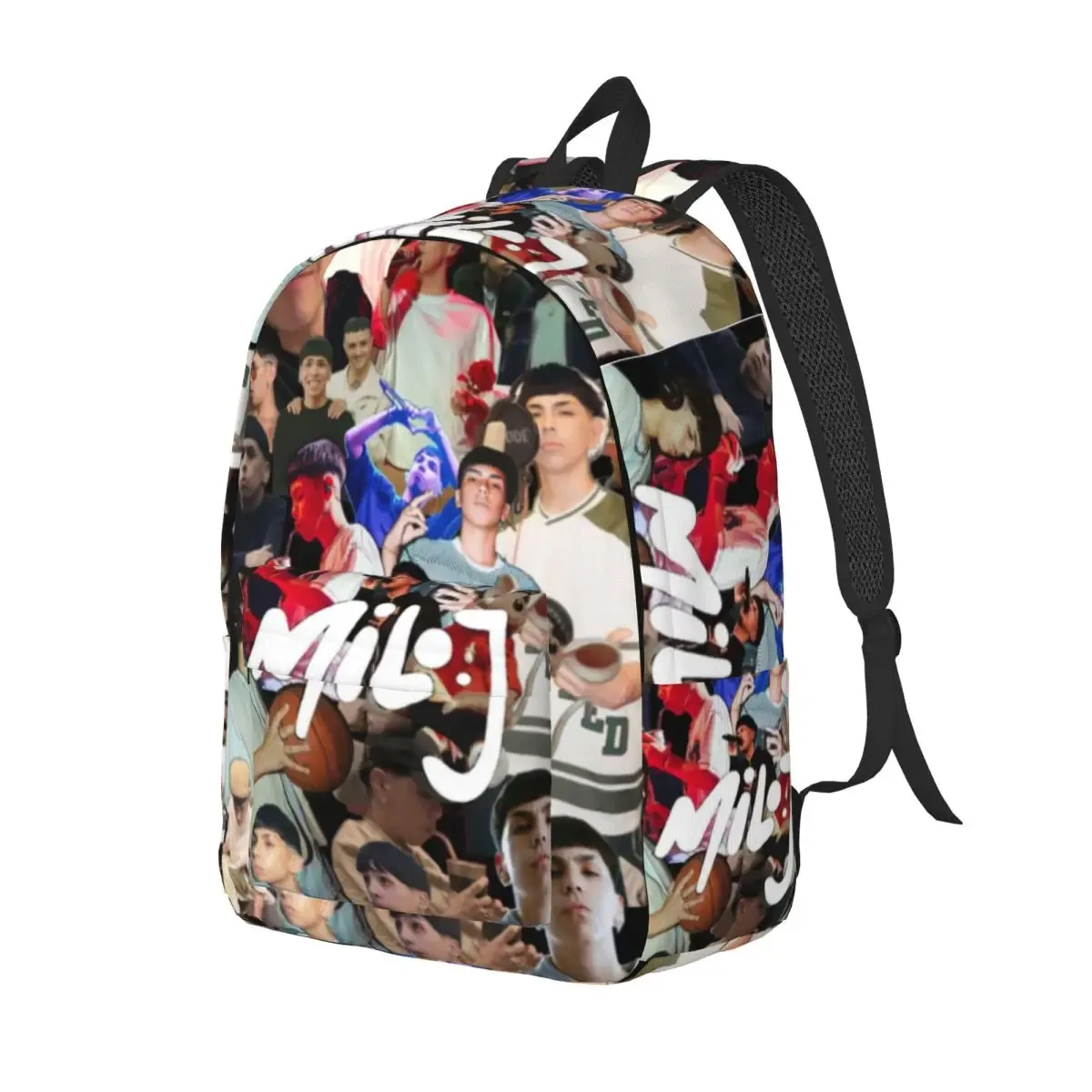 milo j sac à dos pour hommes femmes mode étudiant travail sac à dos ordinateur portable toile sacs cadeau