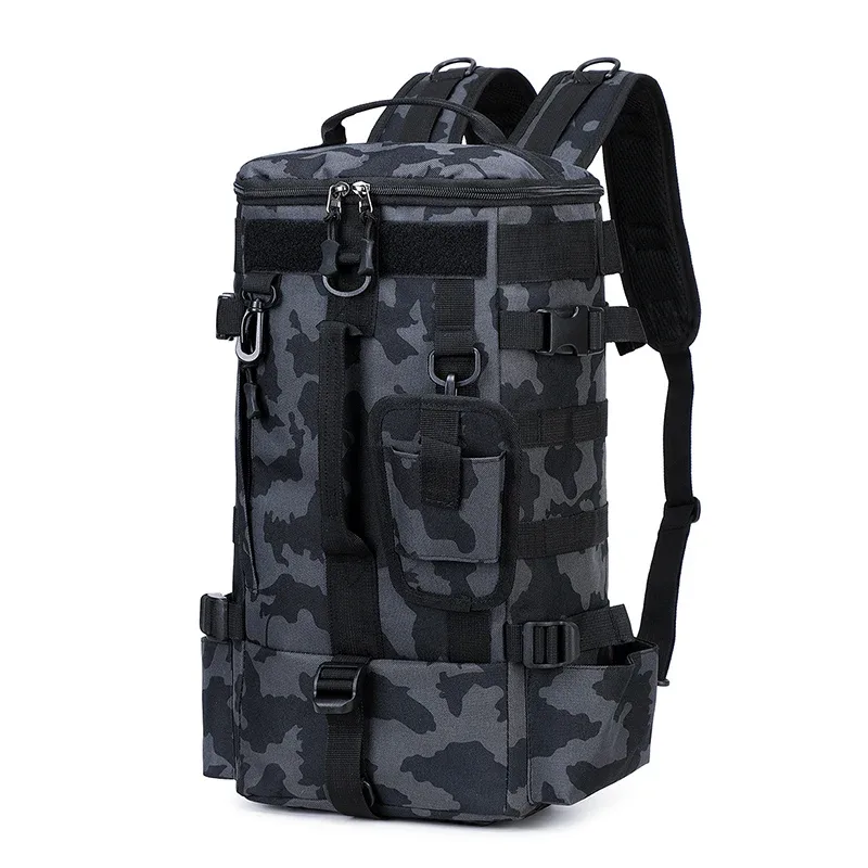 sac à dos tactique multifonctionnel vert militaire pour hommes, sac étanche de grande capacité pour voyage en plein air, alpinisme, équipement de camping et de randonnée