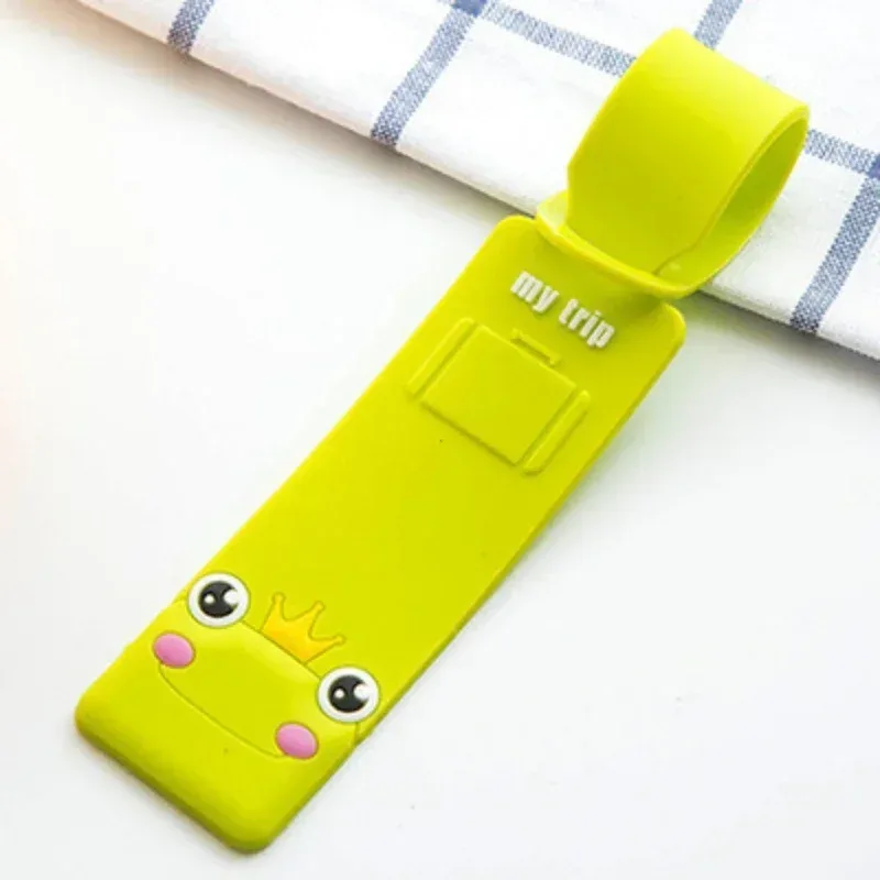 étiquette de bagage en silicone adorable, étiquette de bagage pour carte d'embarquement, accessoires de voyage tendance, étiquette de bagage mignonne pour le vol