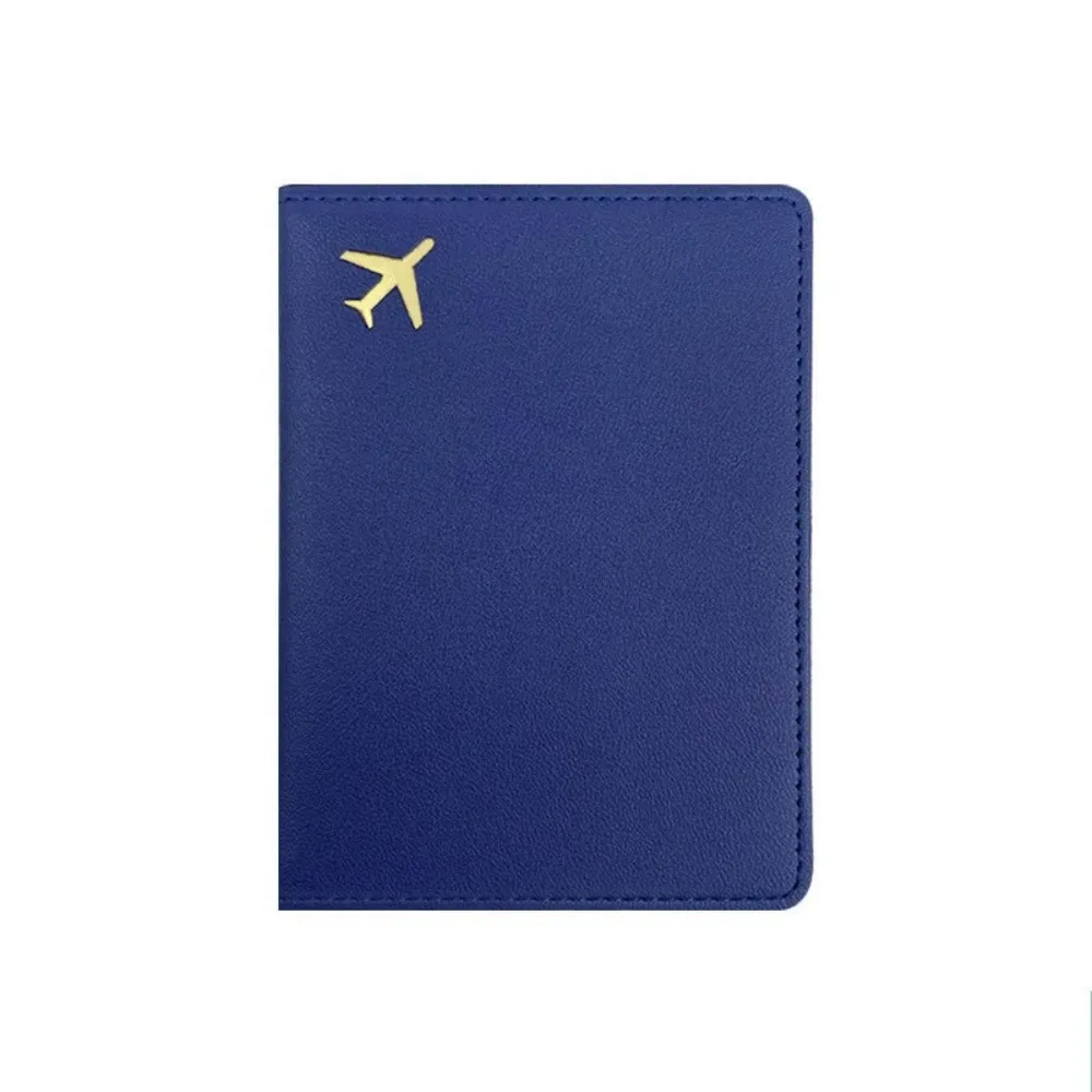 porte-passeport en cuir pu, étui léger et étanche pour passeport, couleur unie, rangement portable, portefeuille pour cartes de crédit