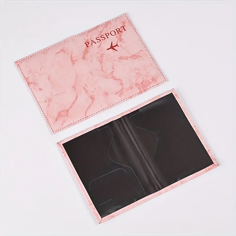 housse de passeport personnalisée en pu avec motif, sac de voyage unisexe, joli cadeau pour les étudiants, vacances en plein air