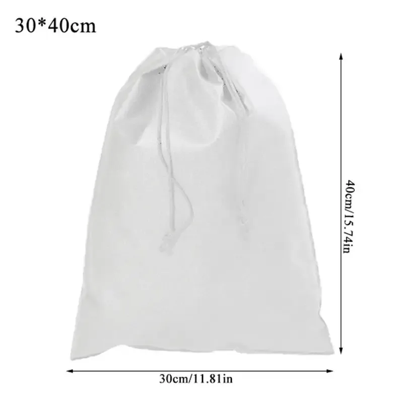 sac à chaussures de voyage portable anti-poussière avec cordon de serrage, organisateurs de pochettes, sacs de rangement de chaussures non tissés pour chaussures de sport et bottes