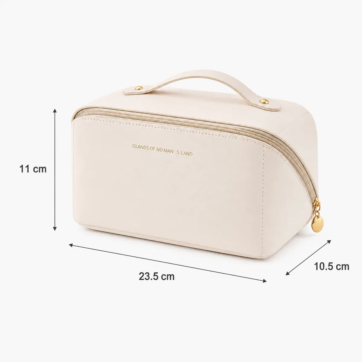 grande trousse de maquillage de voyage portable avec poignée, organisateur cosmétique multi-compartiments, trousse de toilette pour femmes