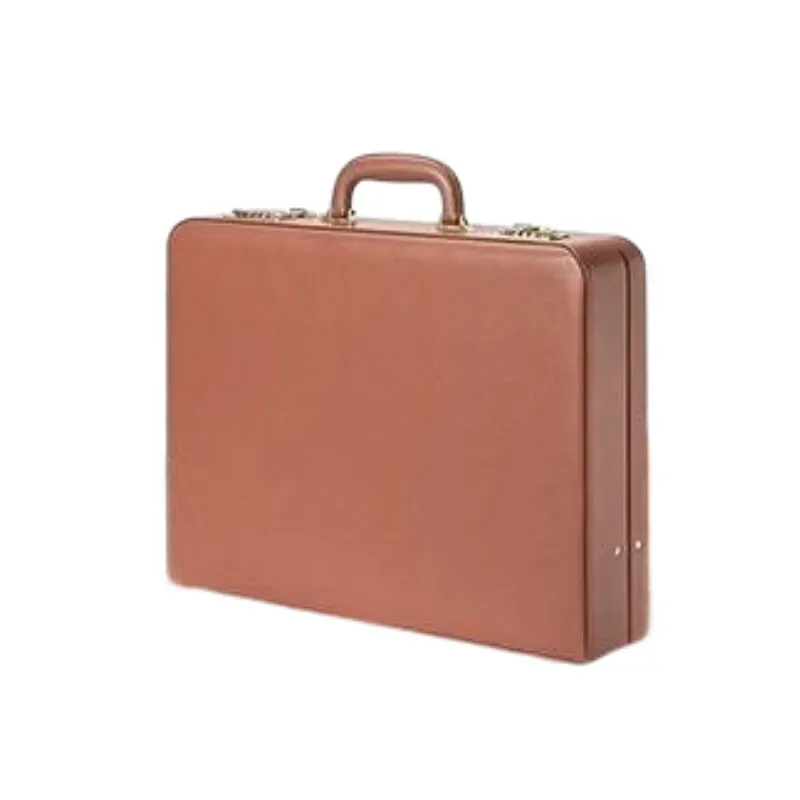 porte-documents professionnel en cuir pu, sac multifonctionnel pour ordinateur portable avec plusieurs compartiments, organisateur de documents pour le bureau