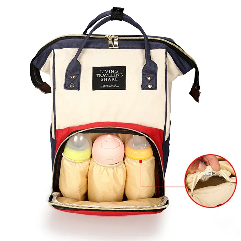 sac de rangement en toile pour maman, sac à dos de rangement de grande capacité, sac de rangement isolant pour biberon, sac pour maman, sacs à dos d'organisation pour couches, nouveau