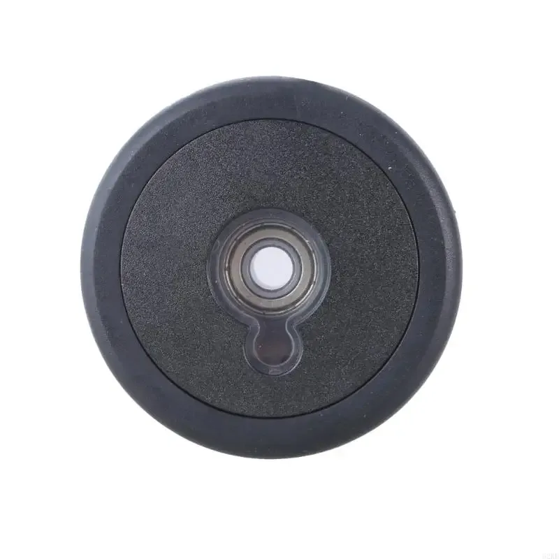 kits de roues de remplacement pour valise, 8 pièces, roulettes en caoutchouc noir de 55mm, roues lisses et silencieuses pour bagages usés, roues spinner