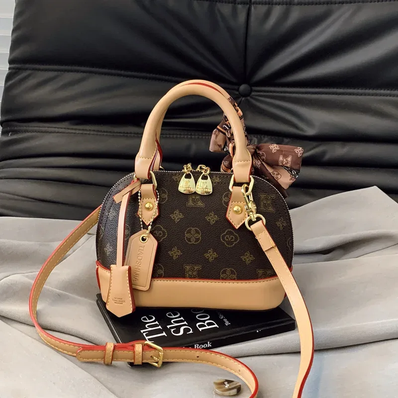 sac à main de luxe pour femme, imprimé rétro, polyvalent, sac à bandoulière pour les trajets quotidiens, grande capacité, sac fourre-tout tendance pour un usage quotidien
