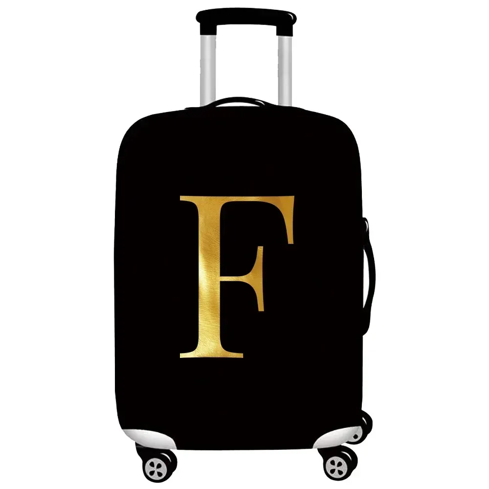 housse de protection pour bagages, épaisse et élastique, housse de protection contre la poussière, anti-rayures, housse de protection pour valise, série de lettres