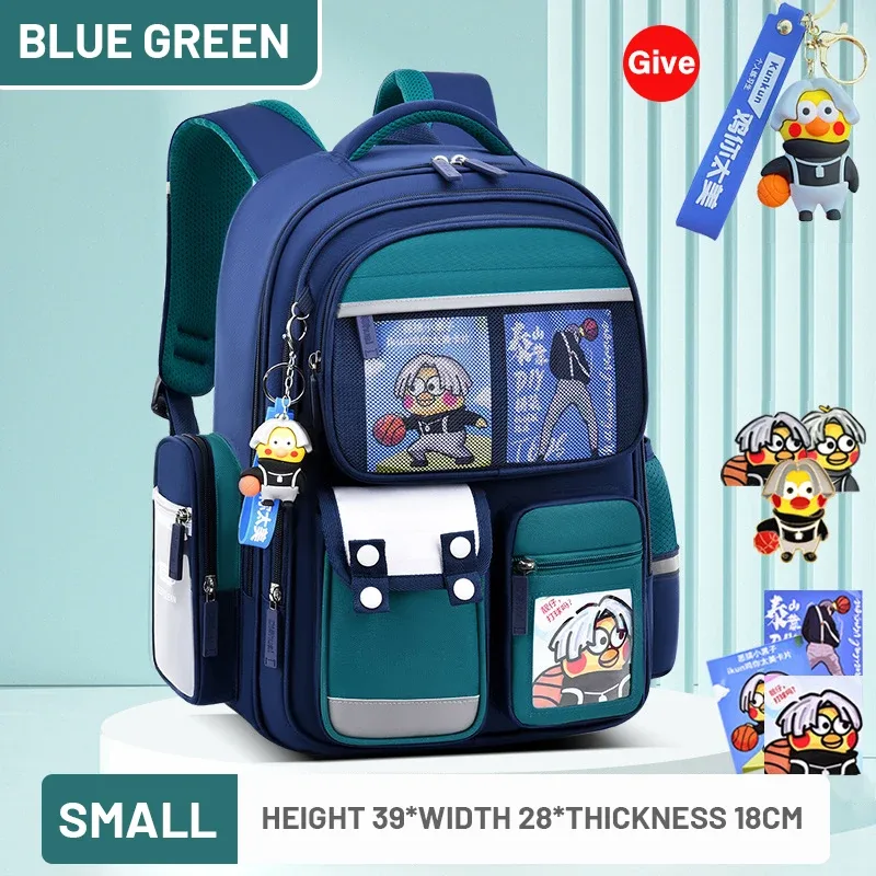 sac à dos d'école primaire pour garçon et fille, cartable de dessin animé pour écolier de 1 à 6 ans, nouvelle collection