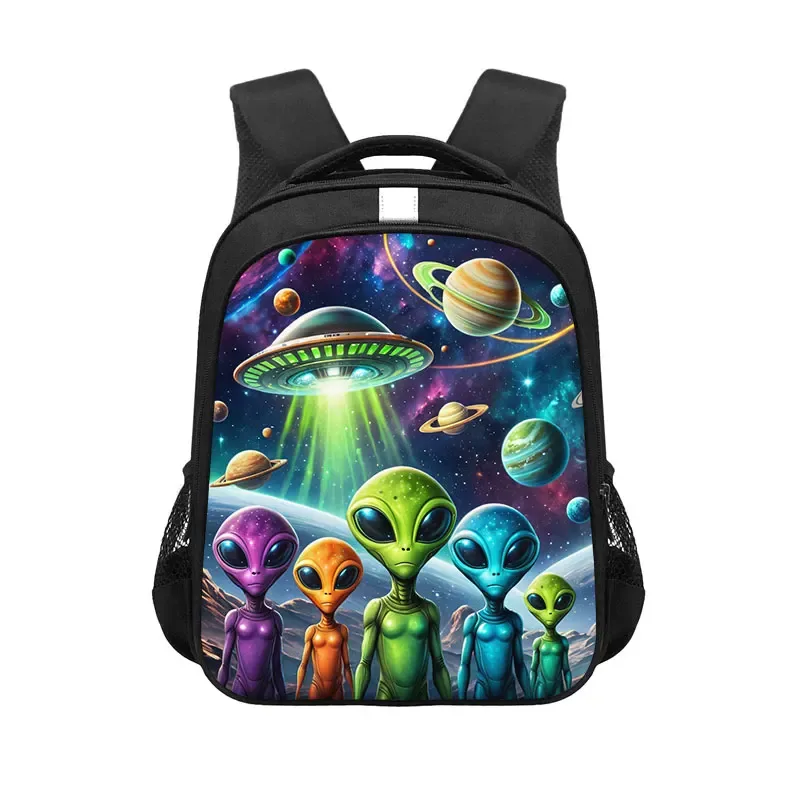 mysterious ticks télescope ufo alien spacvier sac à dos pour hommes et femmes, sac à dos pour voyage, sacs d'école pour adolescents, sacs à dos pour ordinateur portable