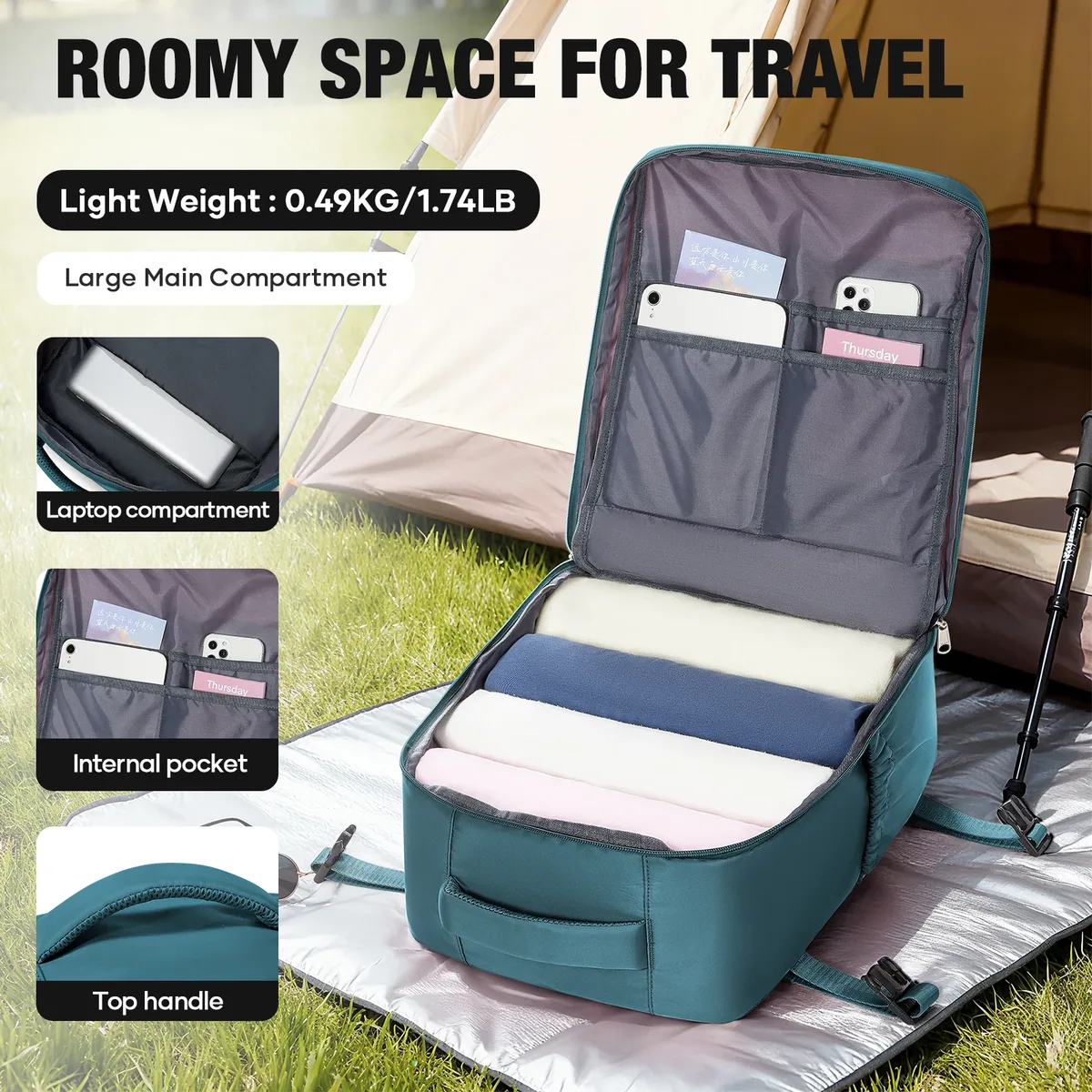 sac à dos ryanair 40x30x20, sac à dos de voyage pour avion, bagage à main wizzair easyjet, sac de cabine pour femmes et hommes, sac à dos pour ordinateur portable