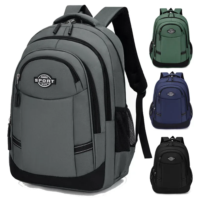 Le plus récent sac à dos de Style décontracté pour hommes, sac à dos pour ordinateur portable d'affaires, sac de voyage en plein air, sacs à Double épaule pour collège et lycée