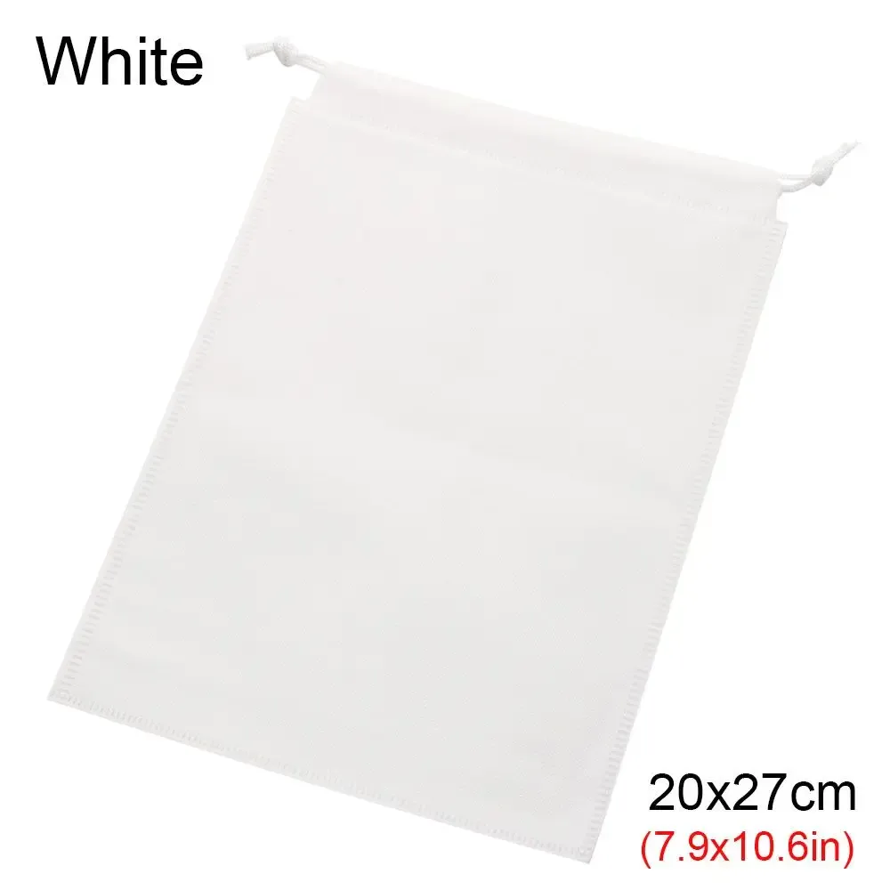 sac de rangement anti-poussière avec cordon de serrage pour voyage, sacs à cordon pour chaussures, non-tissé
