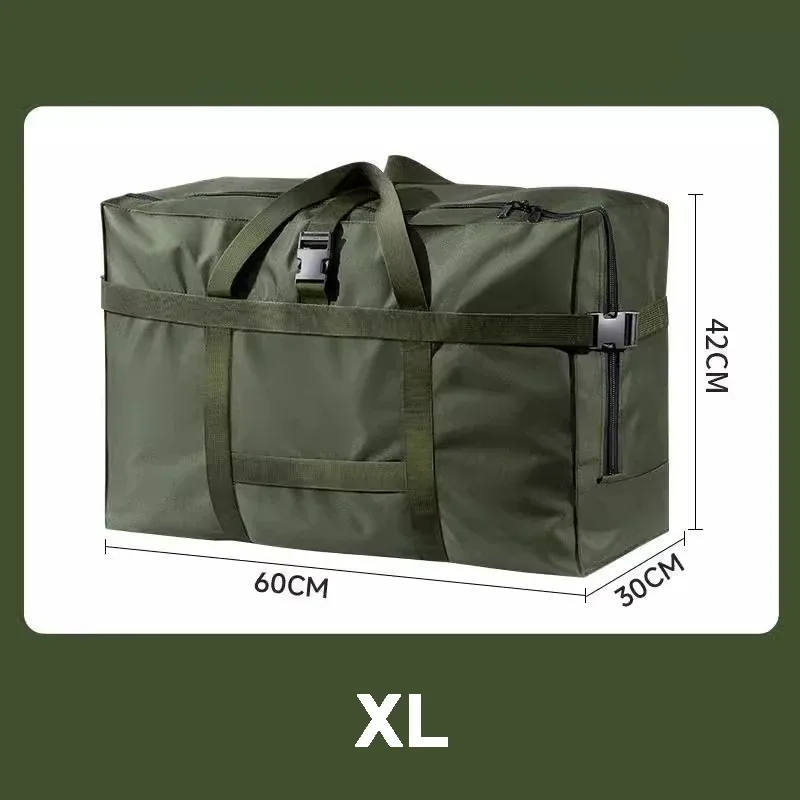 sac de rangement surdimensionné en toile robuste, idéal pour les déménagements, les voyages, le camping, les étudiants, et le rangement d'objets volumineux