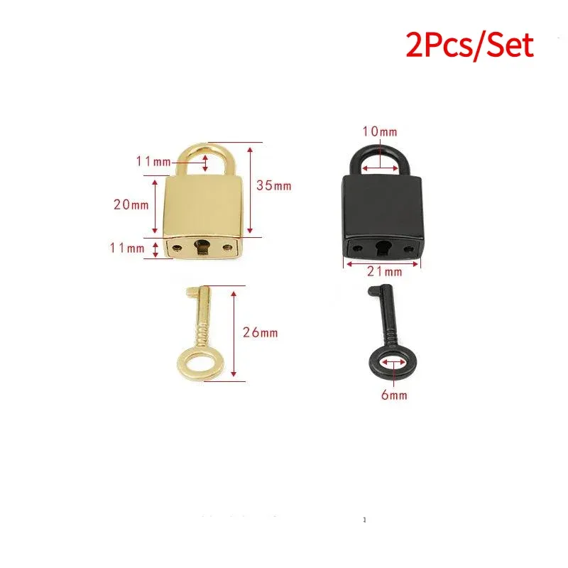 cadenas miniatures en métal de haute qualité avec clé pour bagages, boîte à bijoux, boîte de rangement, journal, valise, sac – ensemble de cadenas.