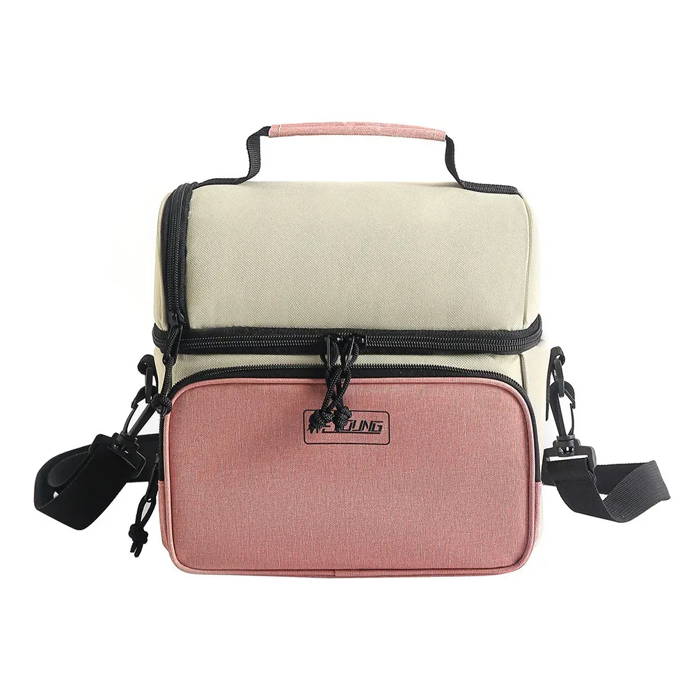 sac d'isolation thermique oxford de grande capacité, sac de rangement de fruits pour les déplacements au bureau, sac isotherme thermique étanche pour boissons et boissons