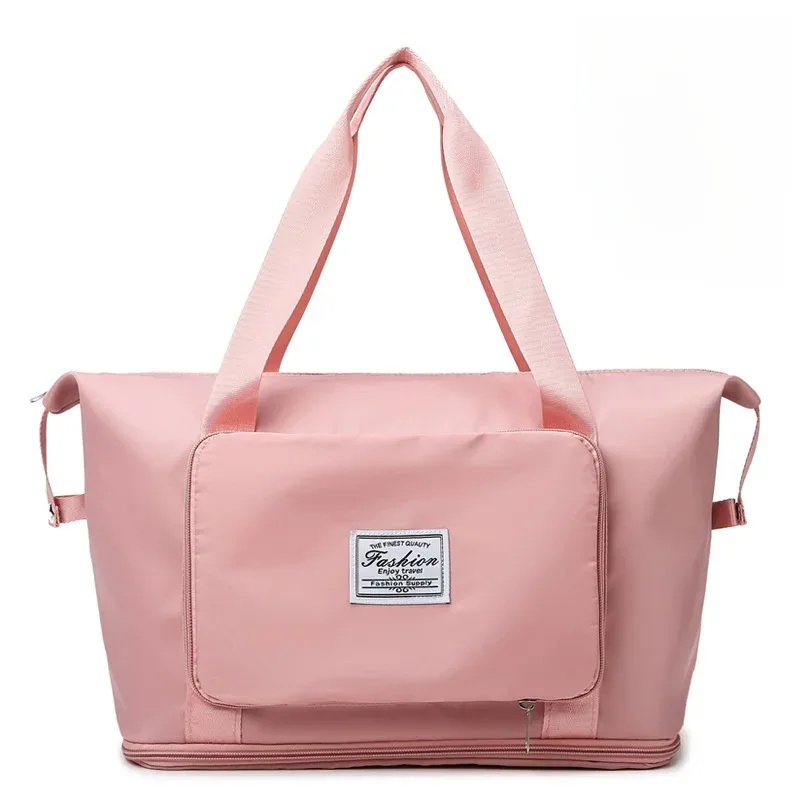 nouveau sac de voyage grande capacité pour courts séjours, avec séparation sec/humide, sac de sport et de natation, bagage pliable à main en tissu oxford résistant à l'eau