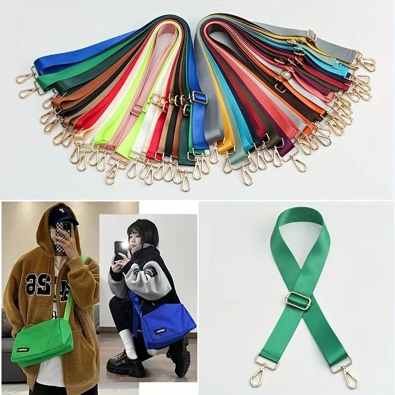 Sac à bandoulière pour femme avec sangle allongée, sac messager, sac large avec accessoires, couleur