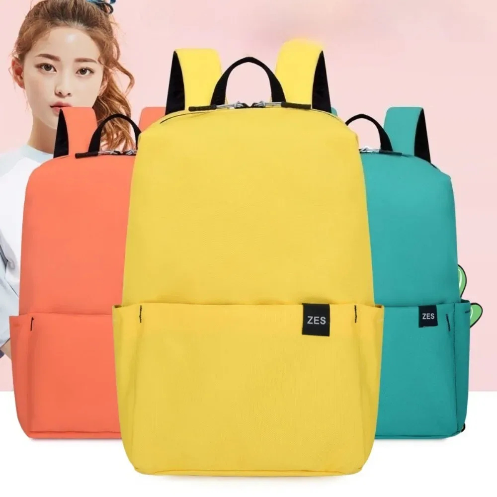 petit sac à dos coloré pour hommes et femmes, sac à bandoulière d'extérieur ultra-léger pour étudiants, sac de sport portable, sac à dos d'école