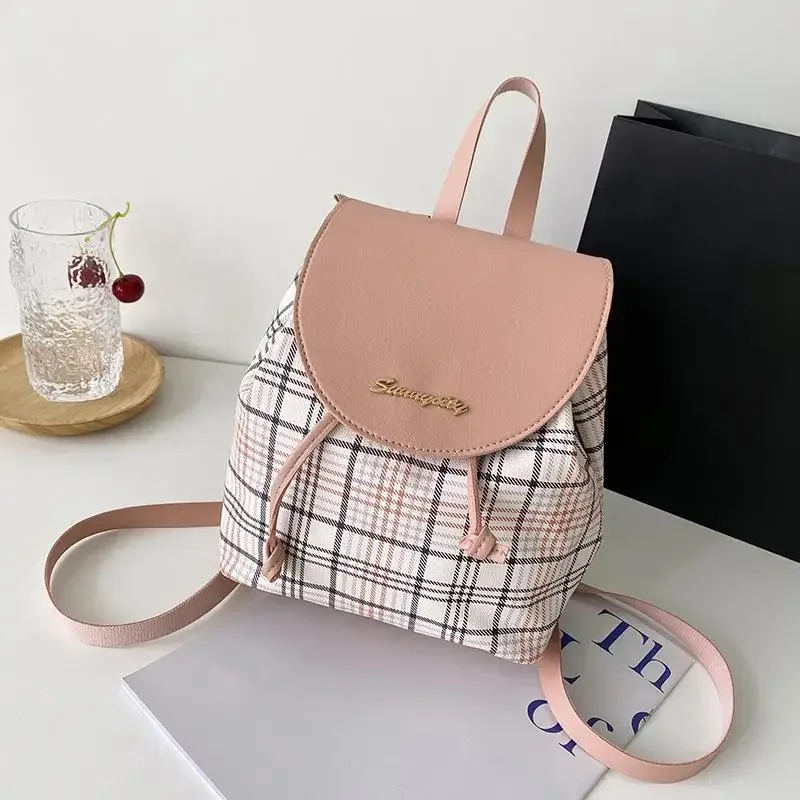 sac à dos de style coréen pour femmes, sac d'école en cuir, grand sac à bandoulière pour adolescents et étudiants