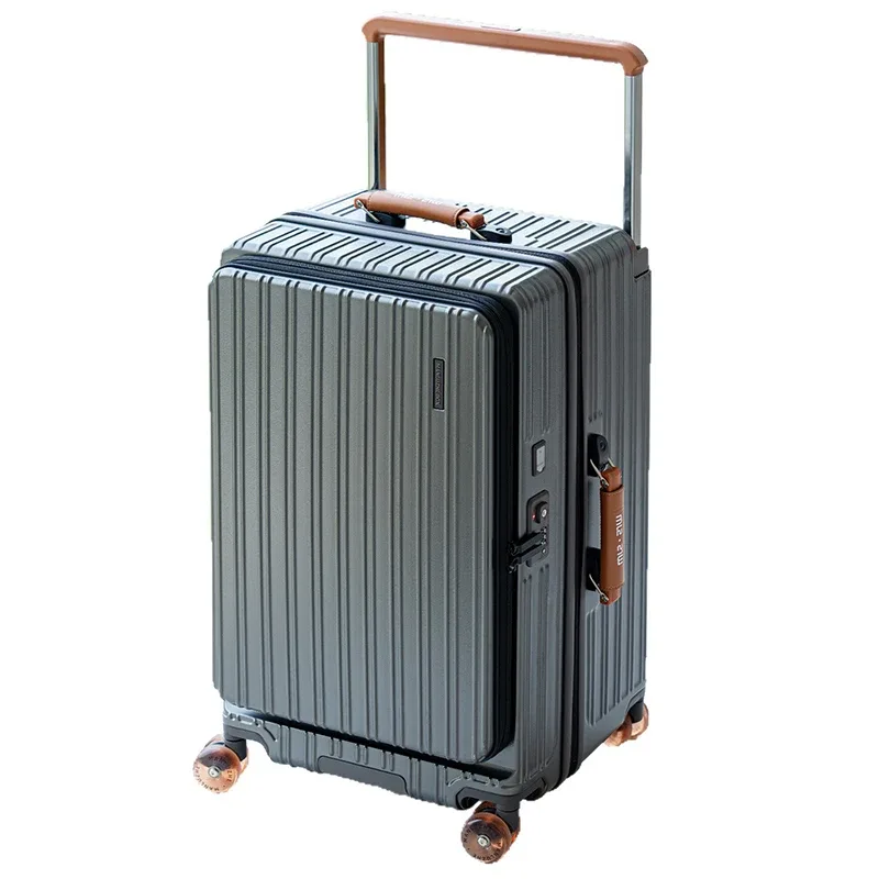 nouvelle valise de voyage grande capacité 28/30 pouces, ouverture frontale, poignée large, compartiment profond, valise de voyage 20 pouces