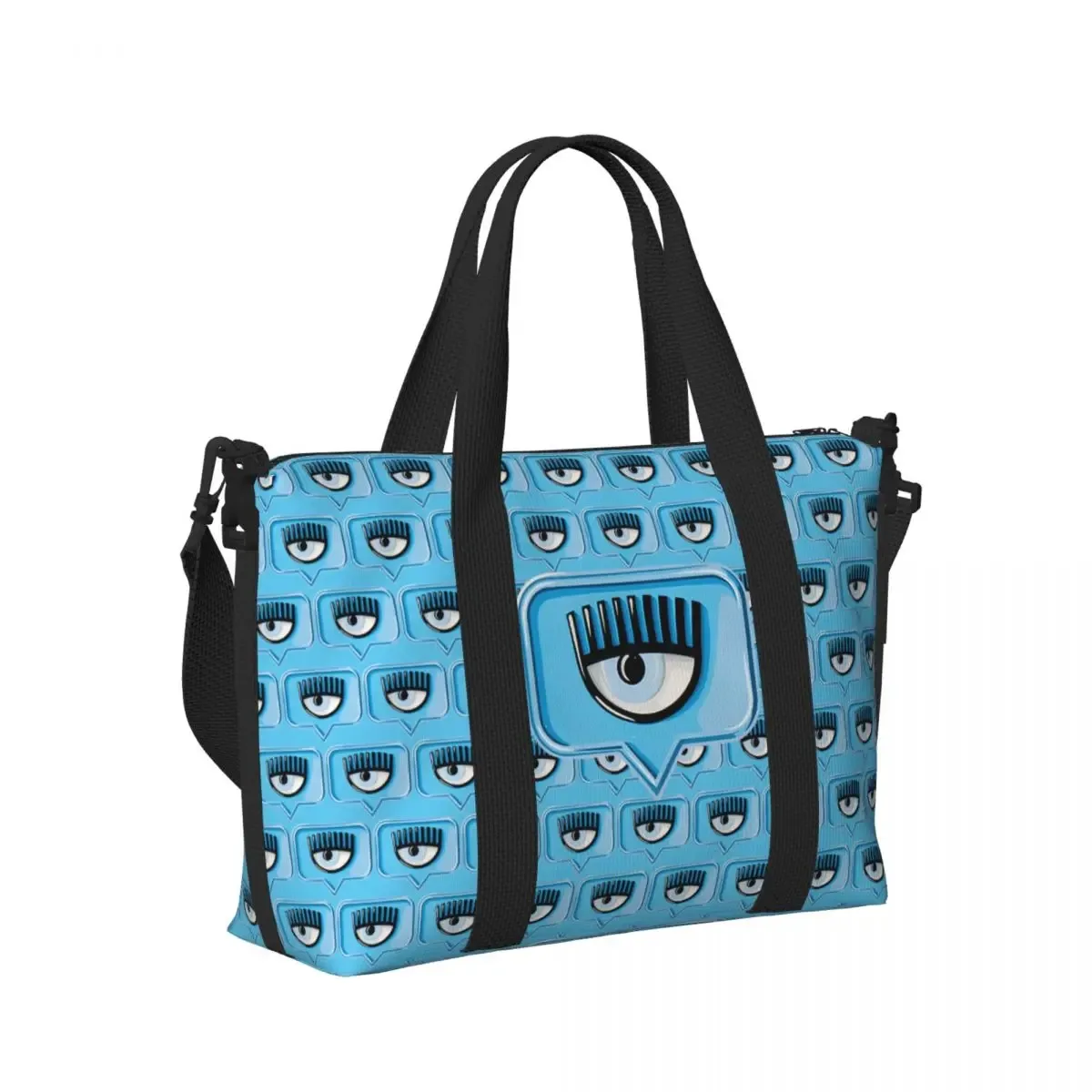mode personnalisée yeux chauds f-erragnis c-chiaras sac fourre-tout de plage femmes grand compartiment plage salle de sport sacs de voyage
