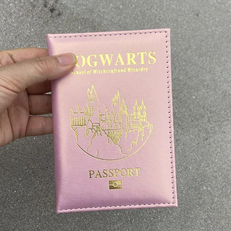 Couverture de passeport pour femmes, portefeuille de voyage rose, couvertures en cuir Pu pour passeports, organisateur de voyage, portefeuille, protecteur de passeport Pasjeshouder