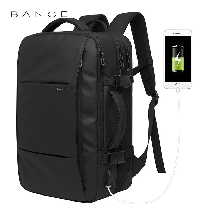 BANGE sac à dos voyage étanche 17.3 pouces sac à dos pour ordinateur portable homme grande capacité randonnée sac de voyage hommes sacs à dos femmes