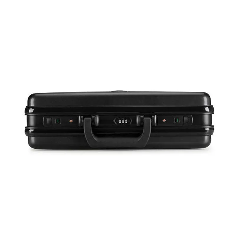 mallette d'affaires abs + aluminium – mallette de rangement pour outils tsa lock avec design portable et compartiments à main
