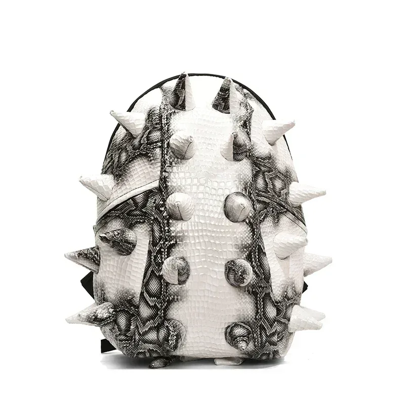 style punk mode conception unique sacs à dos 2025 nouveau hérisson grande capacité sacs style chaud pu personnalité sacs de voyage spike