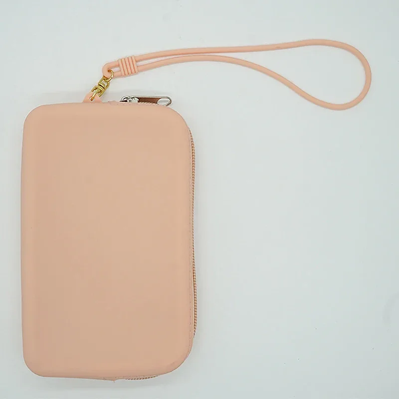 sac de rangement cosmétique carré en silicone, étui étanche, porte-pinceau de maquillage de voyage, sac de rangement numérique portable, 1 pièce