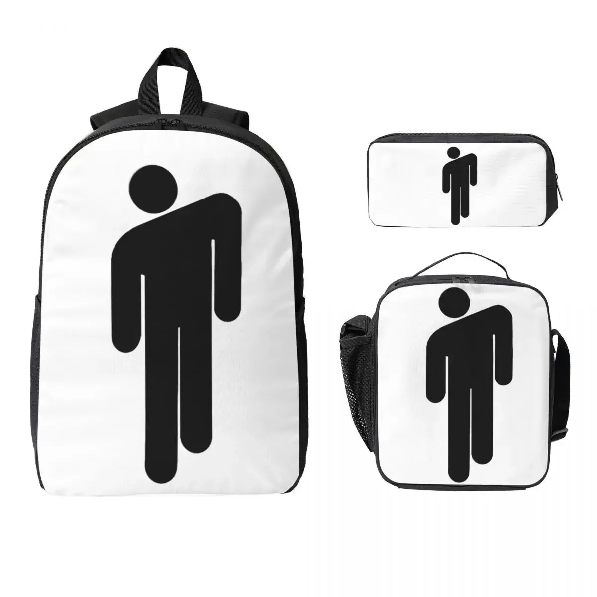 sac à dos pour étudiant, sac d'école, sac à bandoulière pour ordinateur portable, sac à dos pour album musical hit me hard and soft, sac à déjeuner isotherme 3 pièces, trousse à crayons