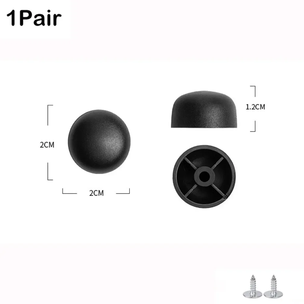 accessoires pour sacs : patins de protection en plastique noirs pour bagages avec vis, supports de fond de valise universels