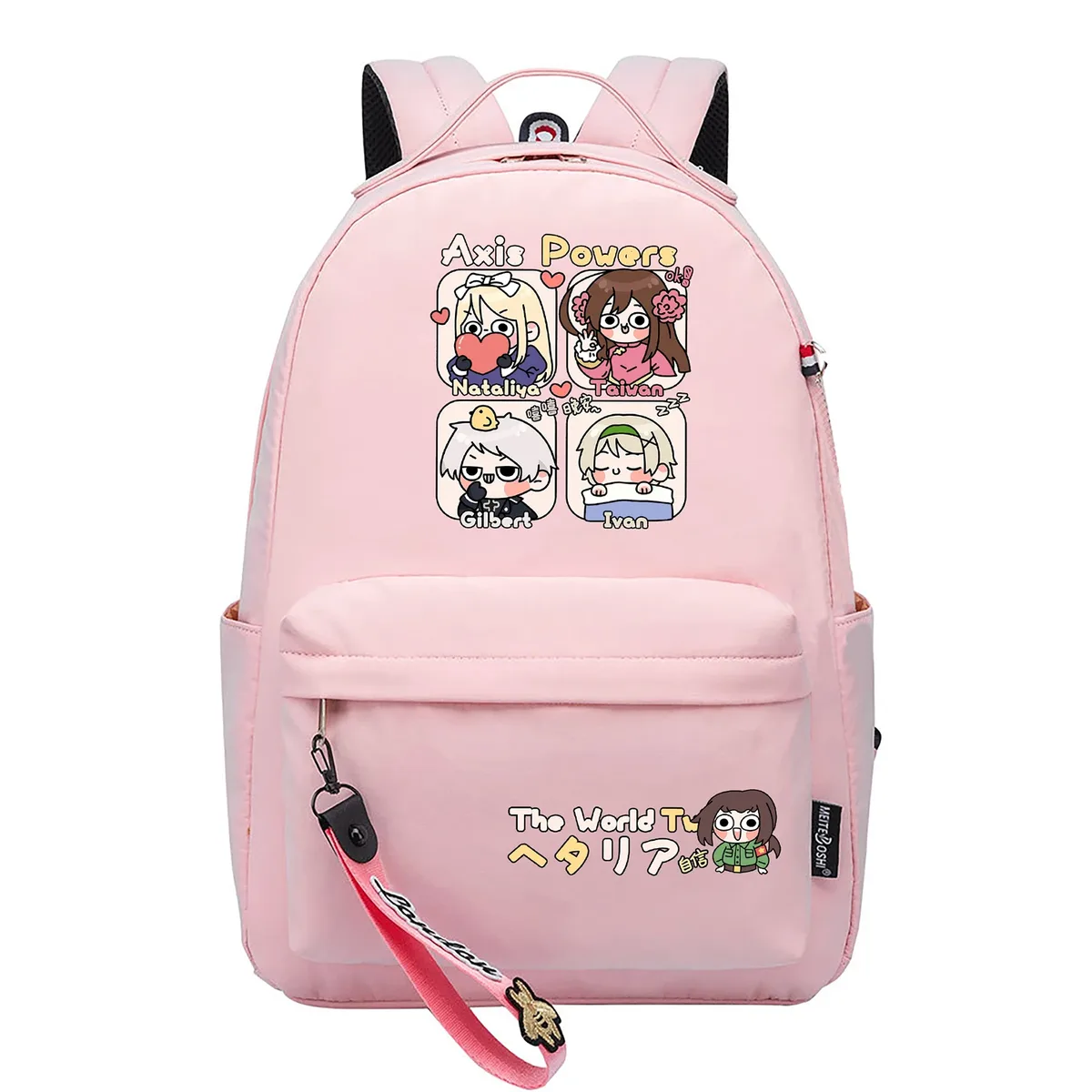 hetalia axis powers dessin animé sac à dos filles sacs d'école anime bookbags kawaii garçons voyage sac à dos mignon sac à dos sac à dos décontracté