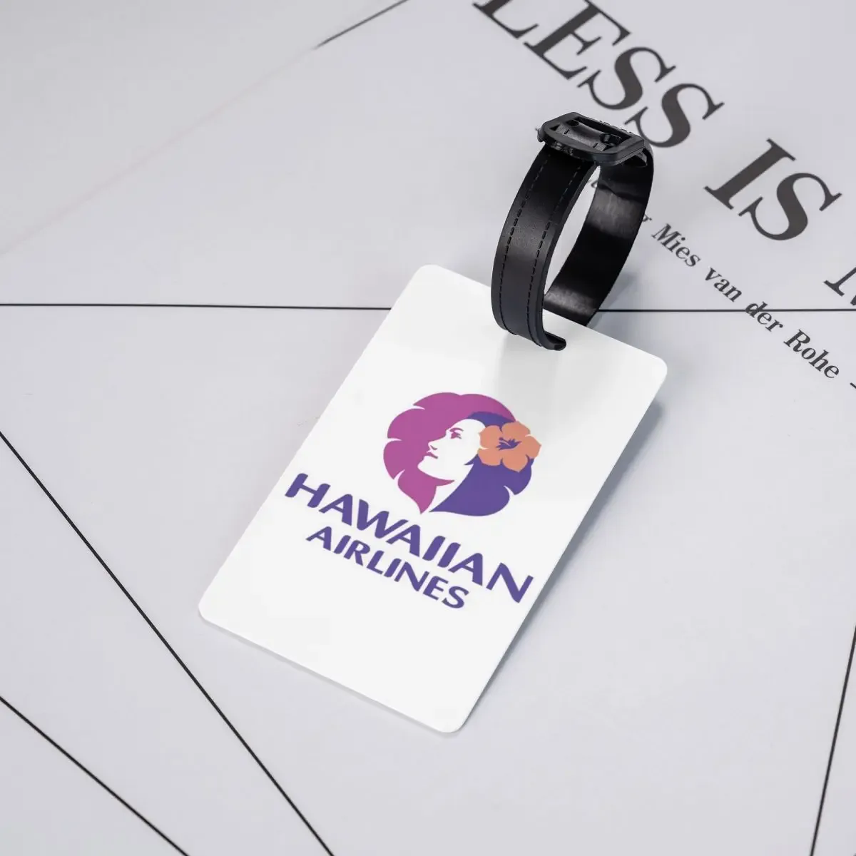 hawaiian airlines herc travel fin de la promotion d'été du sud : étiquettes de bagage, porte-étiquettes d'iden