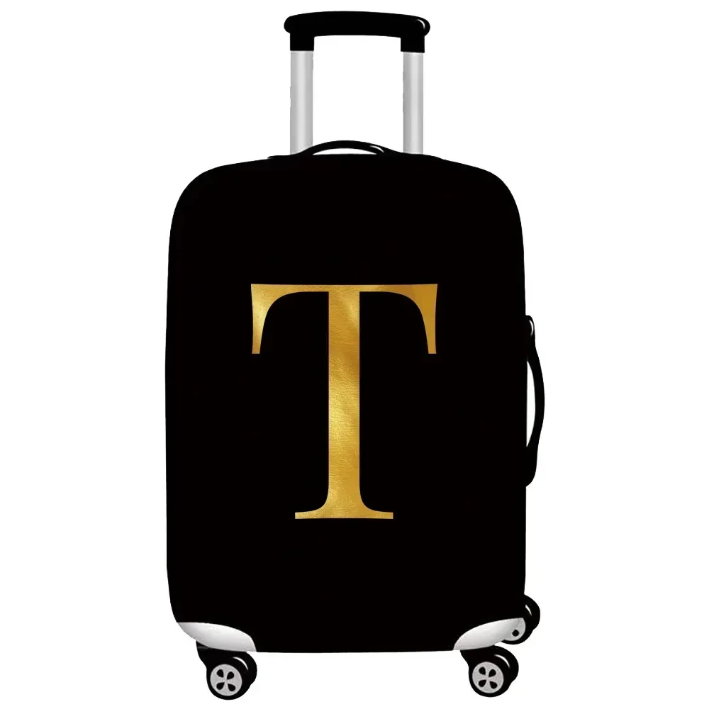 housse de protection pour bagages, épaisse et élastique, housse de protection contre la poussière, anti-rayures, housse de protection pour valise, série de lettres
