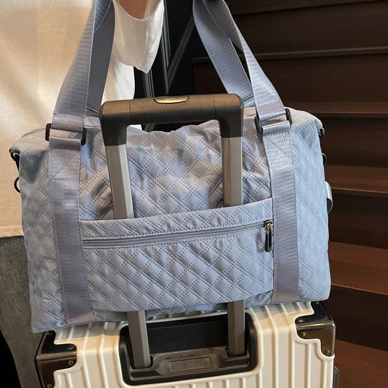 sac de voyage étanche en plein air de grande capacité, sac à main de bagage pour femmes, sac à bandoulière en nylon pour hommes, sac de sport, sacs à bandoulière