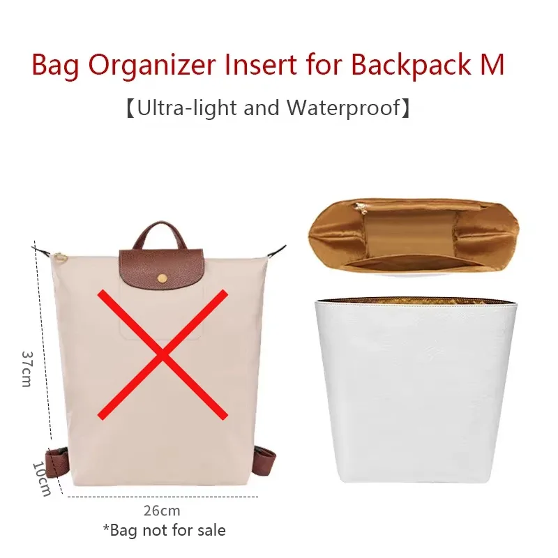 organisateur de sac à dos longchamp, sac étanche, rangement léger, support de sac en papier dupont, accessoires