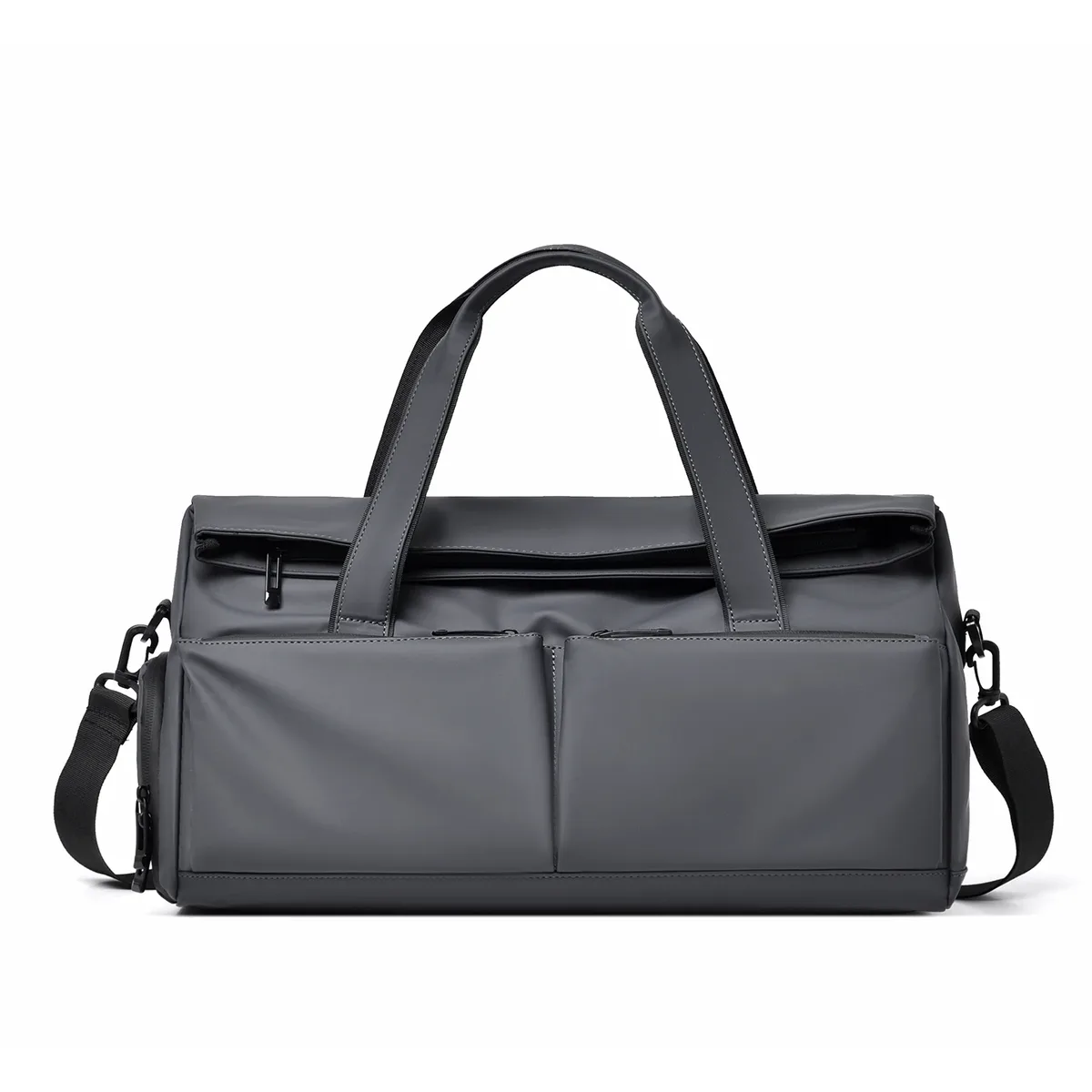 sac de voyage sportif de grande capacité, résistant à l'usure, avec compartiments séparés pour articles humides et secs et compartiment à chaussures indépendant, sac de fitness unisexe à porter à la main ou en bandoulière