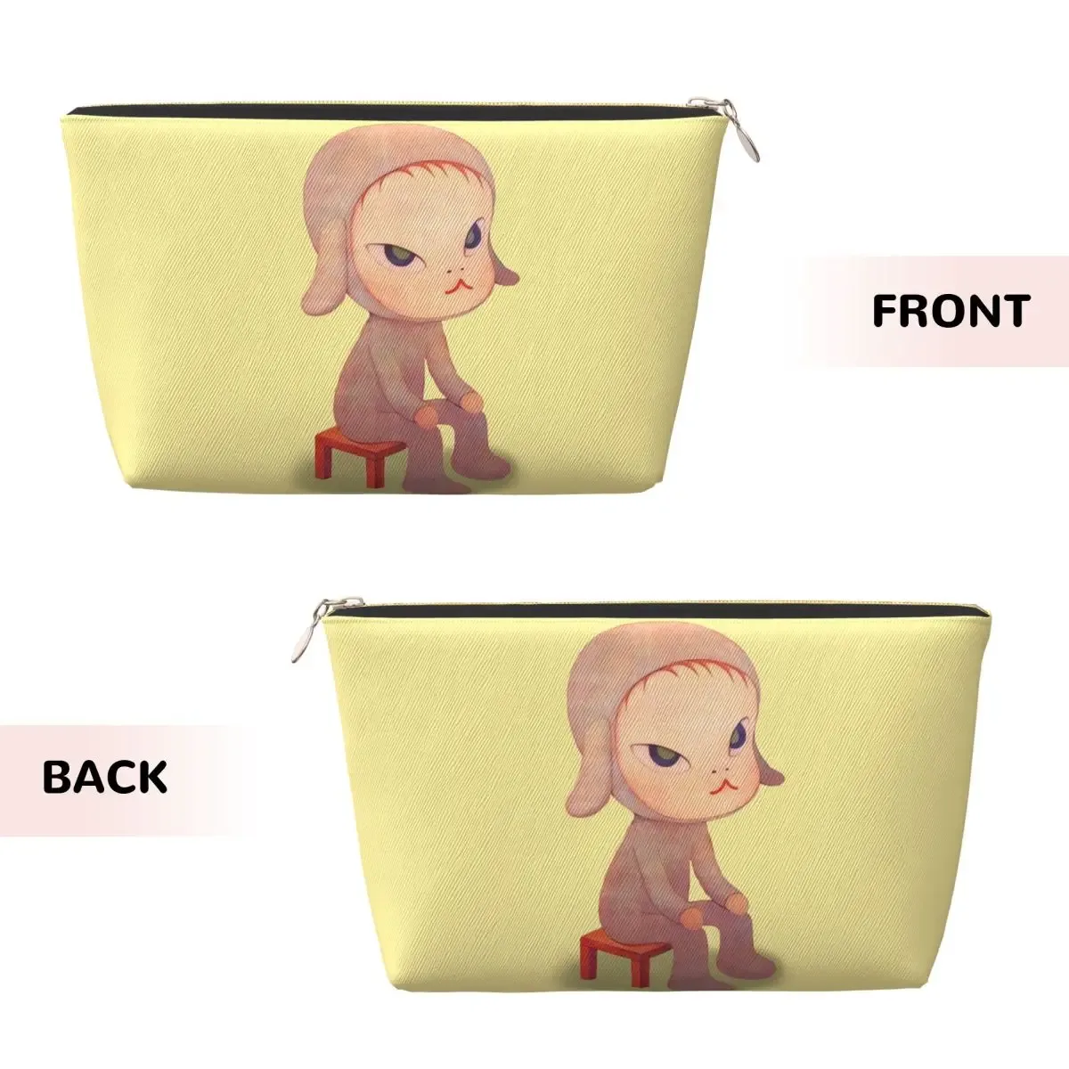 yoshitomo nara (9) sac à cosmétiques pour femme, pochette de rangement de maquillage de voyage, trousse de rangement de toilette, étui dopp